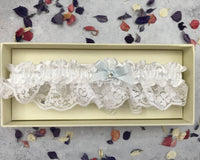 Lace and Satin Wedding Garter