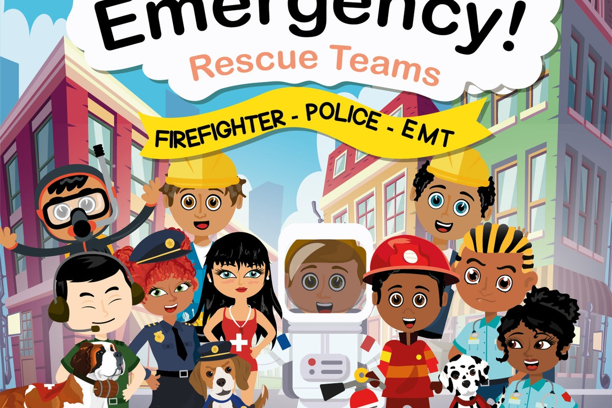 Emergency Rescue Teams: Firefighter, Police, EMT For Kids