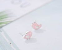 Sterling Silver Dainty Bird Studs