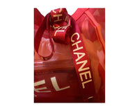 Red Mesh Chanel VIP Tote