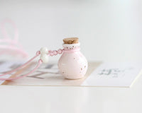 Dainty Ceramic Bottle Necklace