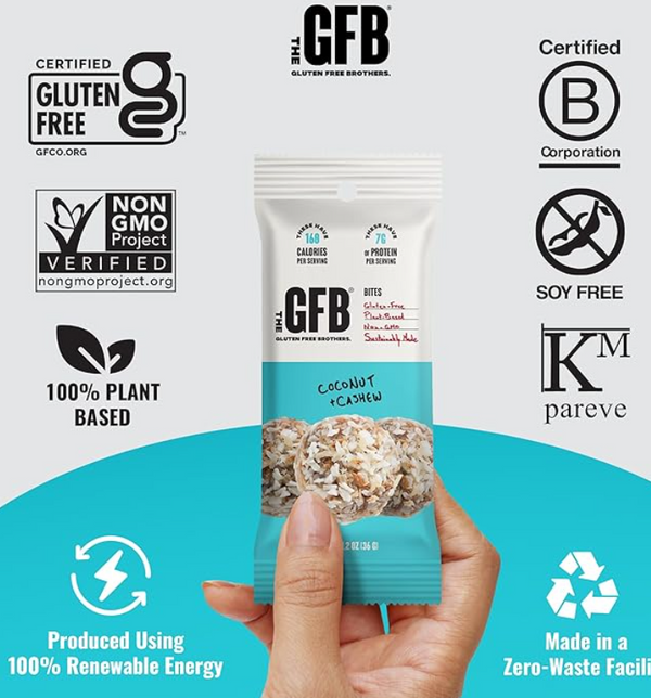 the GFB - Coconut + Cashew Bites