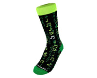 Music Note Matrix Socks from the Sock Panda (Tween Sized)