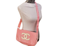 Pink Chanel Precision Messenger/Crossbody Bag