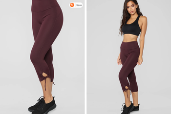 Grape Wine High Performance Leggings