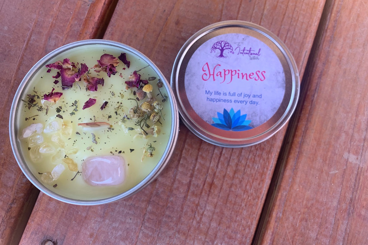 Happiness Intention Candle