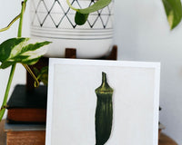 Single Okra Any Occasion Card