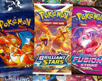 Premier Packs - 5 Pokémon Mystery Booster Packs (1995-2024)