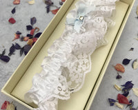 Lace and Satin Wedding Garter