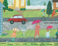 Un recorrido por las estaciones - Spanish paperback book from Barefoot Books - Author Stella Blackstone Illustrator Maria Carluccio