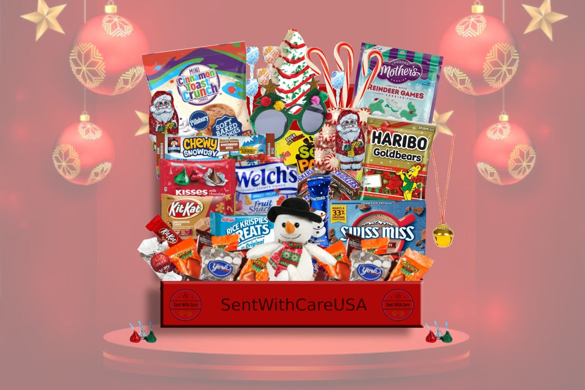 Holiday Gift Box & Snack Box - Christmas Candy Box