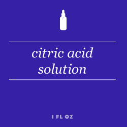 Image of citric acid solution