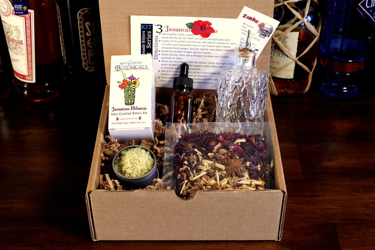 Gin Infusion Kit by Craftly | Natural Botanicals for Homemade Cocktails |  Cocktail Making Kit | Valentine's Day Gift Basket | Birthday Gifts for Him  