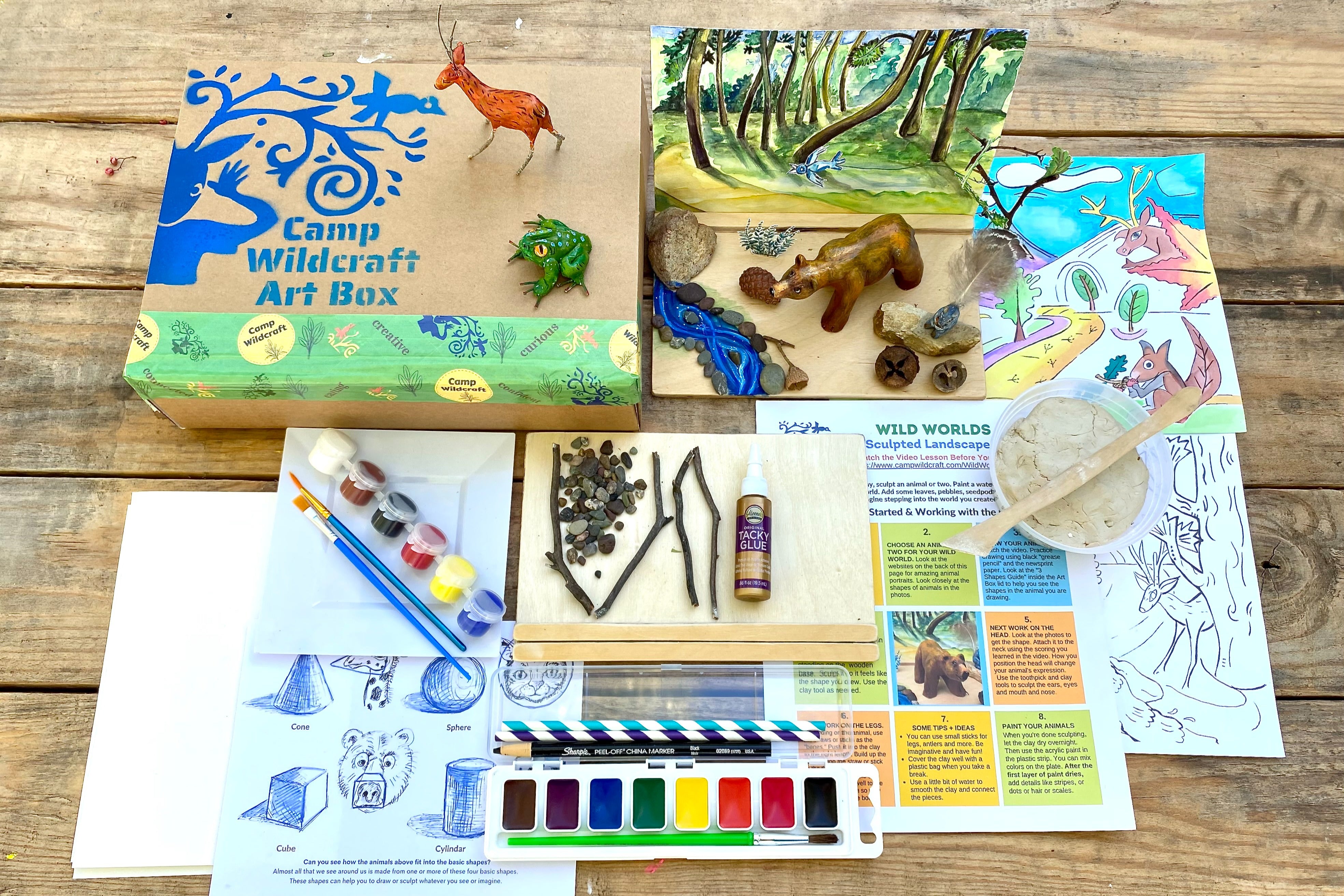 ArtSkills Mixed Media Paint Kit with Wooden Easel