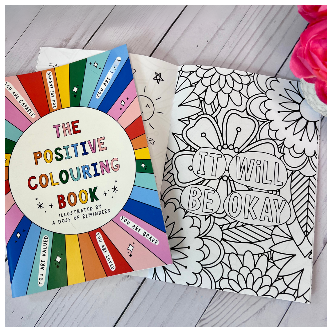 The Positive Colouring Book - Cratejoy