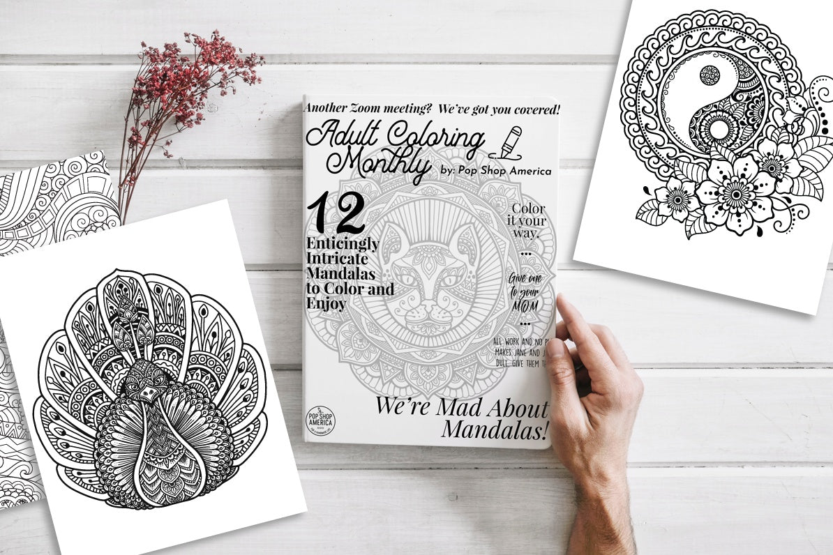 Shop Adult Coloring Book Subscription Boxes & Gifts - Cratejoy